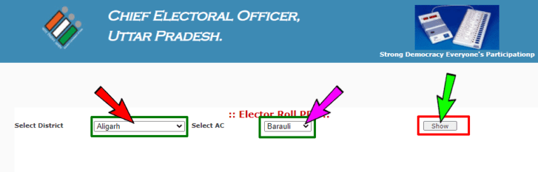 Uttar Pradesh Voter List