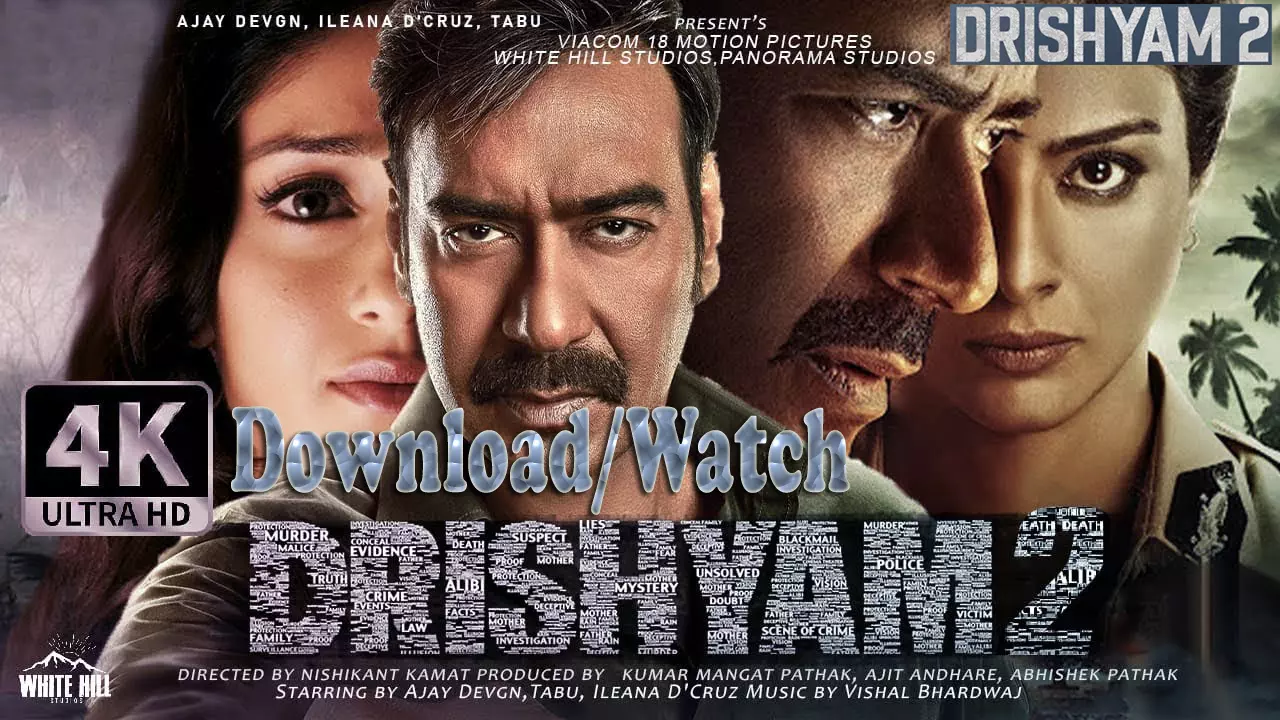 Drishyam 2 Full Movie Download Filmyzilla Full HD 1080p, 720p, 480 300MB